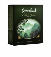 Чай зеленый Greenfield Jasmine Dream, в пакетиках 100 х 2гр. Чай зеленый Greenfield Jasmine Dream, в пакетиках 100 х 2гр.