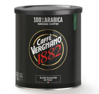 Кофе молотый Vergnano 100% Arabica Moka TIN, ж/б, 250 г.