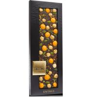 Горький шоколад ChocoMe F107, Перец чили, пьемонтский ореx, фисташки Бронте, шоколадные капли с апельсиновым вкусом, 110 г Горький шоколад ChocoMe F107, Перец чили, пьемонтский ореx, фисташки Бронте, шоколадные капли с апельсиновым вкусом, 110 г