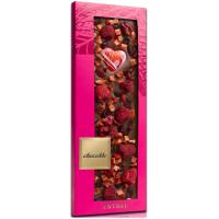 Молочный шоколад ChocoMe LV102, Сердечки из белого шоколада, малина, кусочки клубники, брусника, 110 г Молочный шоколад ChocoMe LV102, Сердечки из белого шоколада, малина, кусочки клубники, брусника, 110 г