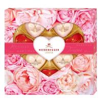 Niederegger Коллекция ассорти "Выбор ценителей", конфеты в виде сердец с белым, молочным и горьким шоколадом, 135 гр,