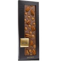 Молочный шоколад ChocoMe F119, Орех пекан, морская соль из Таити, карамель, 110 г Молочный шоколад ChocoMe F119, Орех пекан, морская соль из Таити, карамель, 110 г