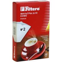 Filtero Фильтры для кофеварок Premium №2, 40 шт.