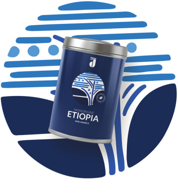 Кофе молотый Danesi Etiopia, ж/б, 250 гр.