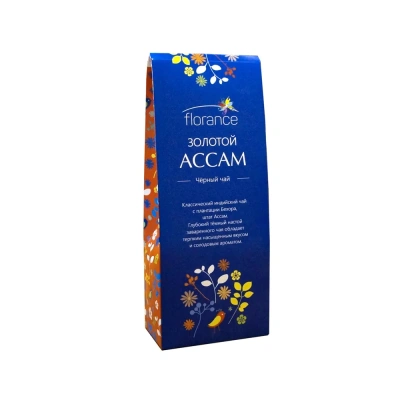 Чай черный Florance Золотой Ассам, 75г.